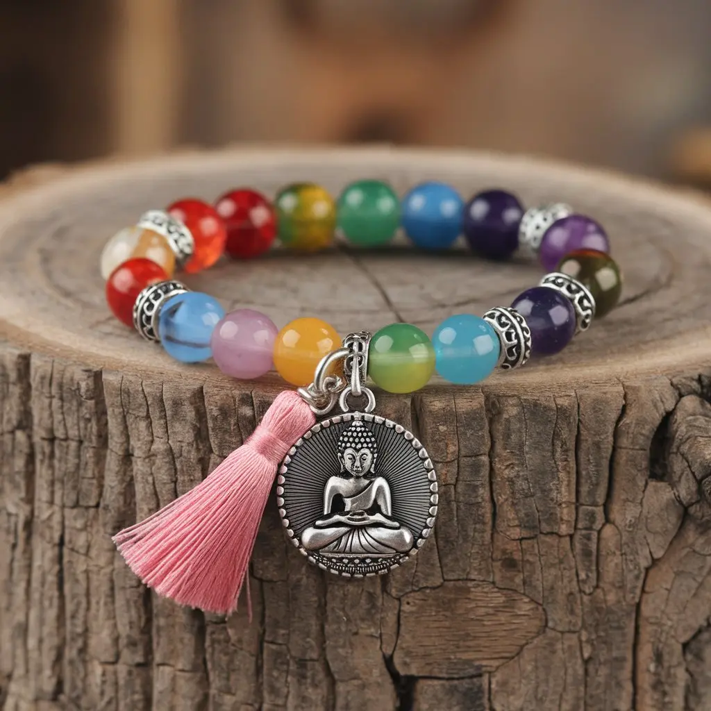 How to Use a Chakra Healing Beaded Buddha Charm Bracelet