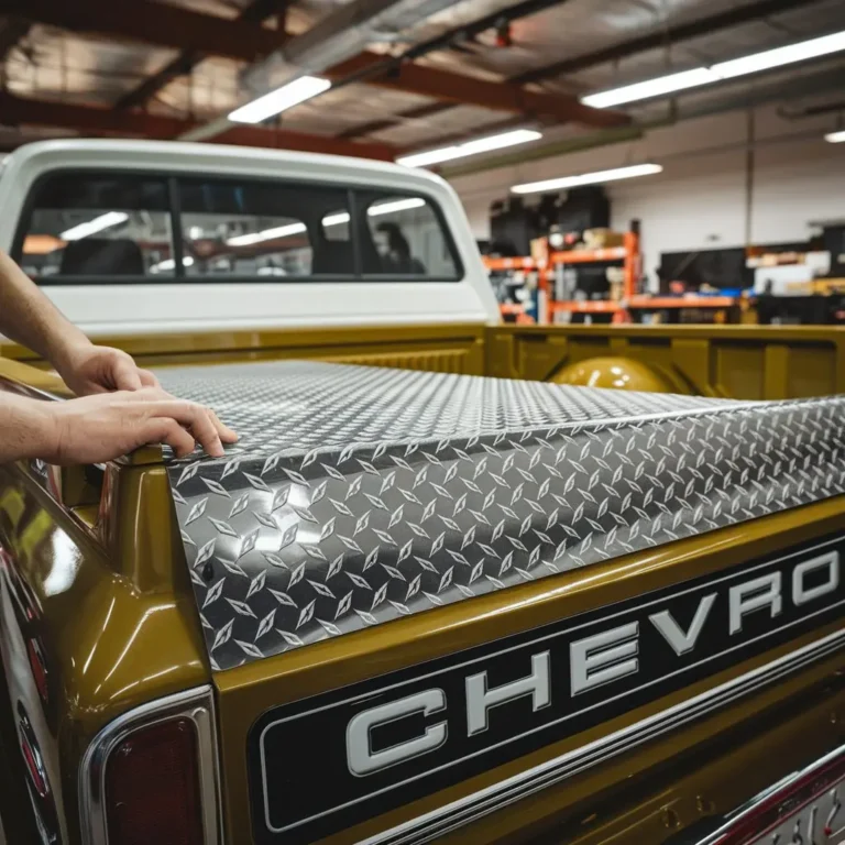 flexible diamond plate to fit bed of 74 ranchero