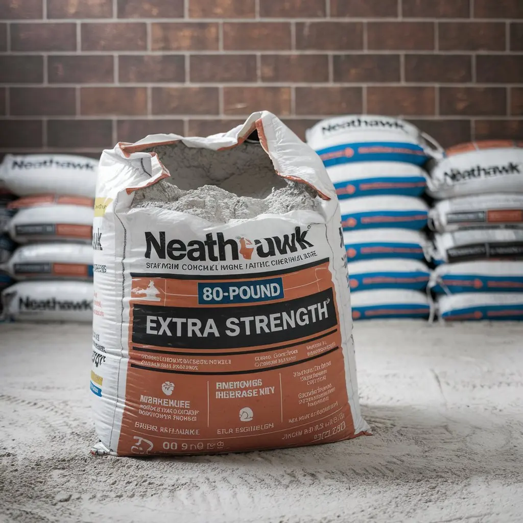 Neathawk 80 Pound Bags of Extra Strength Concrete