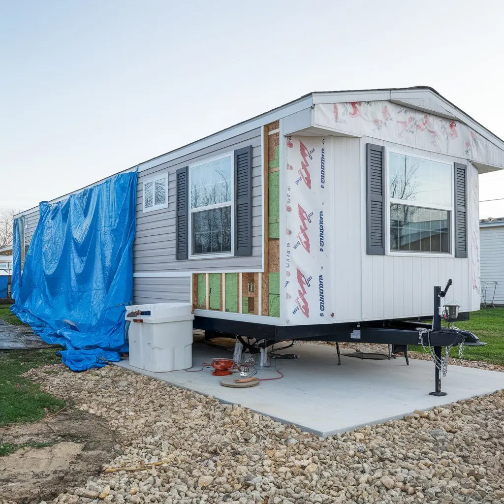 mobile home belly wrap and insulation replaced in hamilton ohio