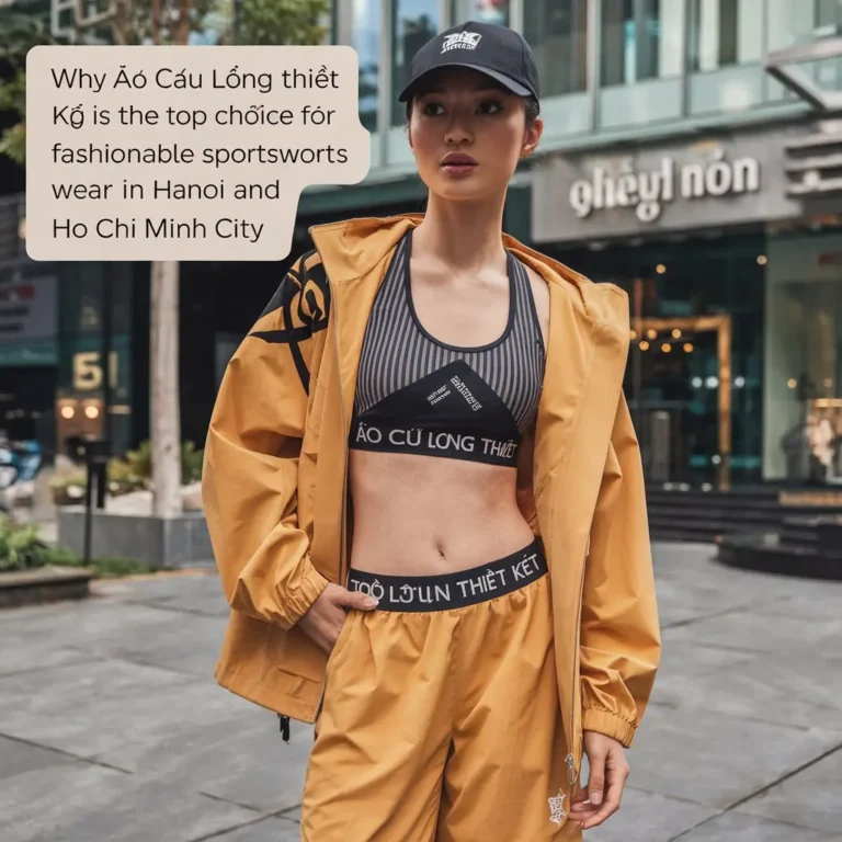 Áo Cầu Lông Thiết Kế is the Top Choice for fashionable Sportswear in Hanoi and Ho Chi Minh City